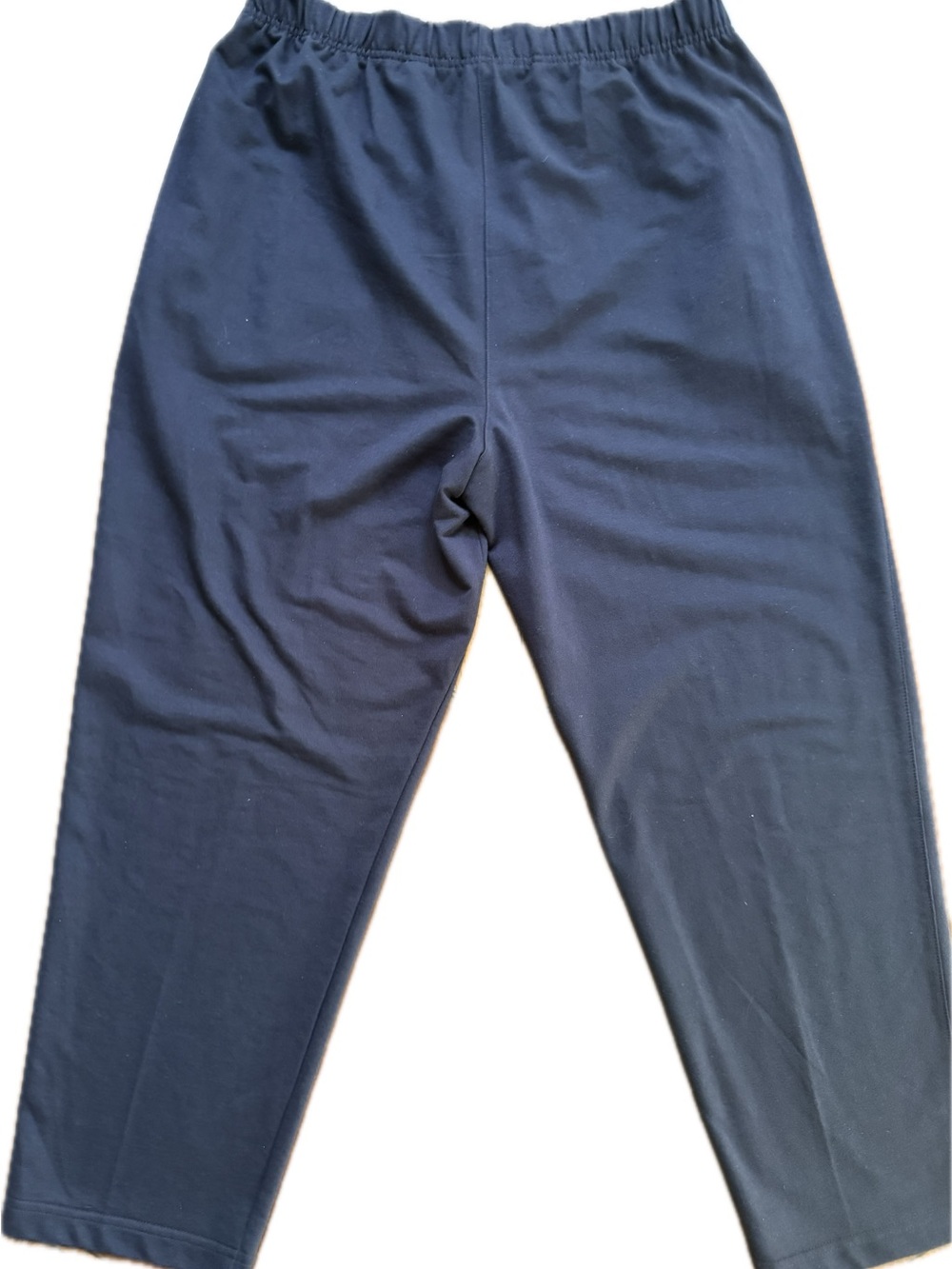 Women's Navy Elastic-Waist Jogger Pants